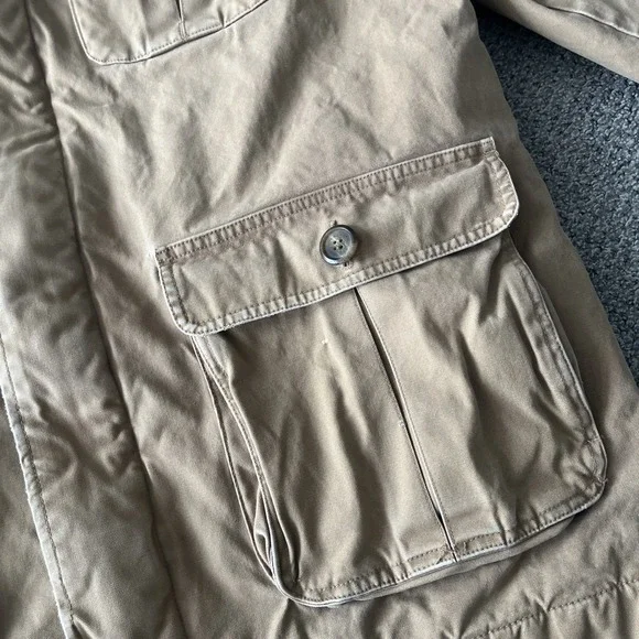 Vintage St John's Bay Men's Chore Jacket. Barn Coat. Flannel Lined. Large - Picture 3 of 9